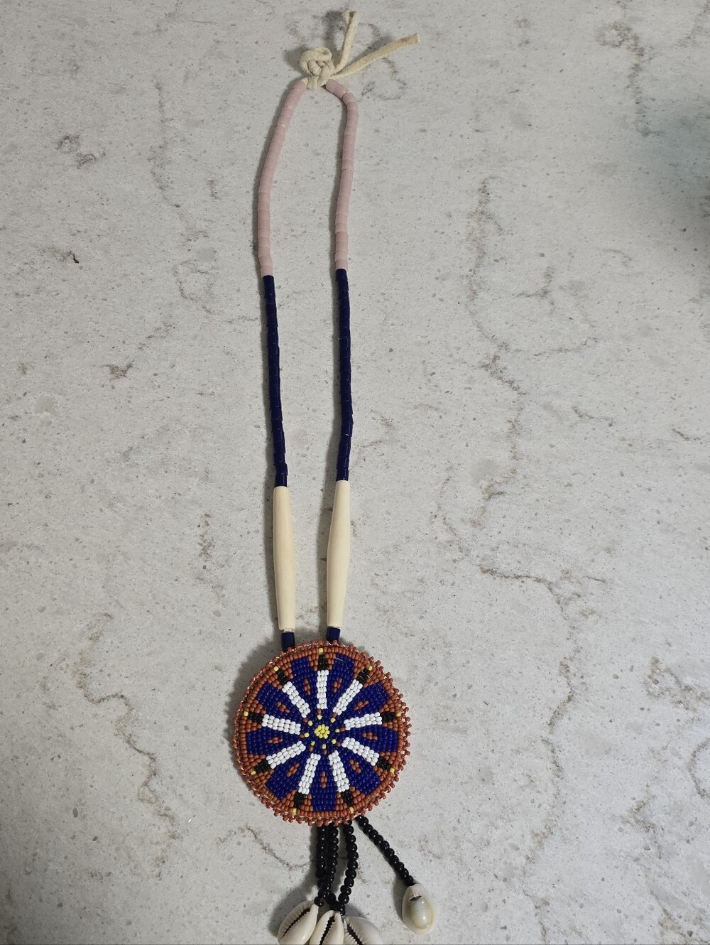 Handmade Native Beaded Necklace